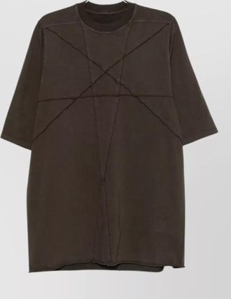 Rick Owens oversized three quarter sleeve t shirt