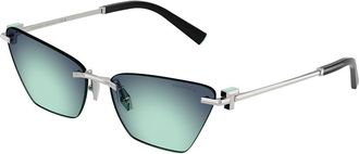 Tiffany & Co. TF3120 60019S Womens Sunglasses Silver Size 61