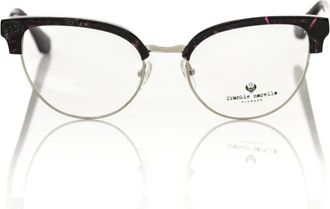 Frankie Morello Bordeaux Metallic Clubmaster Brilmontuur - Dames - Brillen - Zwart - ONE Size - Accessoires