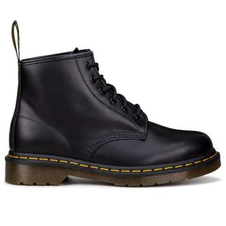 Dr. Martens 101 YS Smooth Leather Unisex Ankle Boots - Black - Size:UK 6.5