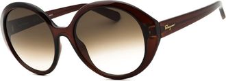 Ferragamo SF1067S 210 Mens Sunglasses Brown Size 57