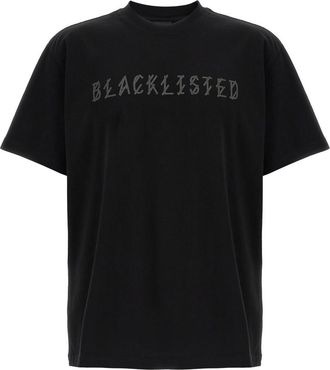 44 Label Group Black Crew Neck T-Shirt