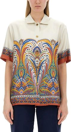 Etro Printed Silk Shirt