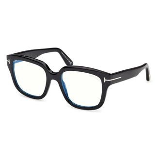 Tom Ford Glasses, unisex, Black, Size: 54 MM Geometric Optical Frame