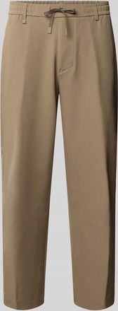 HUGO BOSS Tapered Fit Anzughose aus b&uuml;gelleichtem Material Modell T_CONVERT in Beige, Gr&ouml;&szlig;e 46