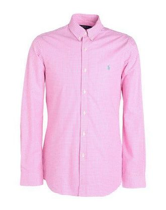 Ralph Lauren SLIM FIT GINGHAM STRETCH POPLIN SHIRT