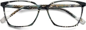 Etnia Barcelona Lepore Square Frame Eyeglasses with Patterned Acetate