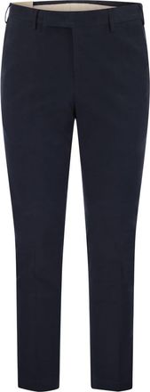 Pantaloni Torino Mens Edge Trousers - Dark Blue Cotton - Size EU 46 (Mens)