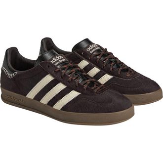 adidas x Wales Bonner Gazelle Sneaker in Coffee/White/Faux Calf Hair at Nordstrom, Size 11.5