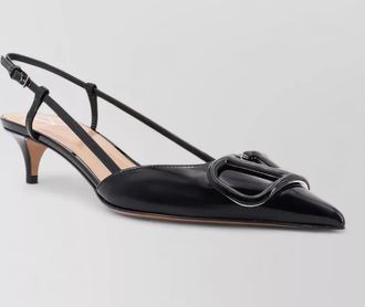 Valentino Garavani patent leather pumps vlogo signature front strap