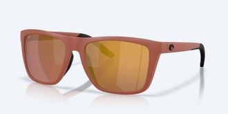 Costa Mens Mainsail Xl Polarized Sunglasses In Matte Terra Cotta