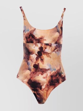 Vivienne Westwood cherubs printed one-piece swimsuit
