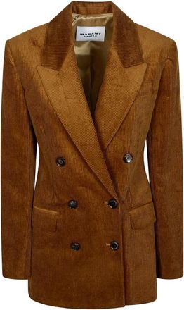 Isabel Marant Rasma Blazer - Dames - Blazers - Bruin - M - Jassen