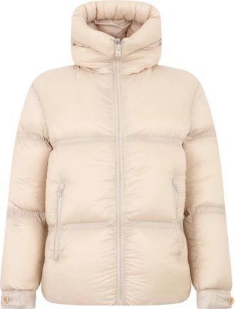 Herno Gewatteerde jas met hoge kraag - Heren - Winterjassen - Beige - L - Jassen