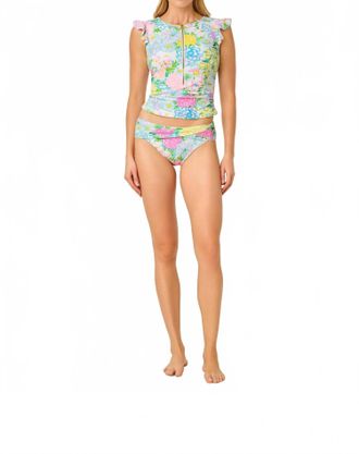 Lilly Pulitzer Jossette Tankini Swimwear Top In Multi