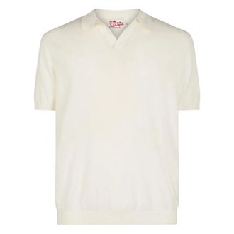 MC2 Saint Barth Polo Shirts, male, White, Size: XL Sloan Cotton Polo