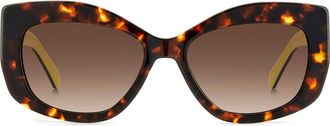 Kate Spade New York 54mm frida square frame sunglasses in Havana at Nordstrom Rack