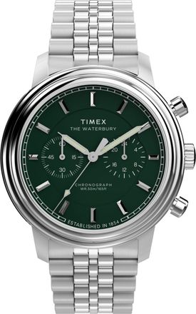 Timex Waterbury Metropolitan Heren Zilver Horloge TW2Y23600