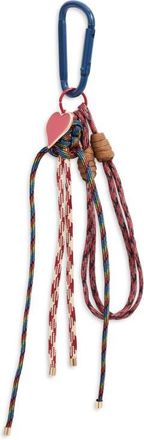 Chelsea28 Paracord Bag Charm in Burgundy Multi- Gold at Nordstrom