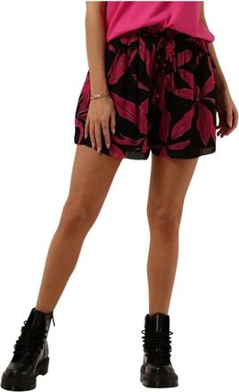Catwalk Junkie Tropics Dames Shorts Roze - Dames - Bermuda - Veelkleurig - S - Korte Broeken