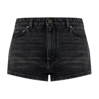Dolce & Gabbana Denim Shorts, female, Gray, Size: 3XS Denim Shorts