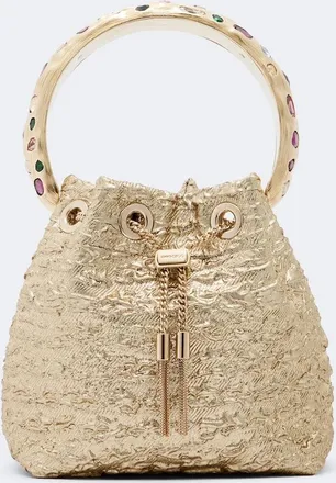 Jimmy Choo London Bolso saco Bon Bon Small de Lurex