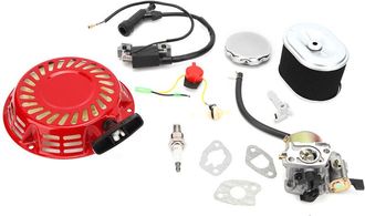 OEM Kit De Manguera De Tapa De Combustible Para Honda Gx160 Gx200, Arrancador De Retroceso, Bobina De Encendido Del Carburador, Buj&iacute;a, Interruptor De Ence