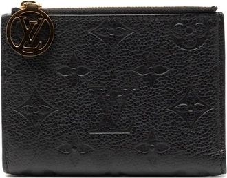 Louis Vuitton Portafoglio Lisa compatto in pelle Empreinte con monogramma 2010-2025 - Nero