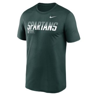 Nike Michigan State Sideline Legend Nike Mens Dri-FIT College T-Shirt in Green | 02TI3EYMST-7SB