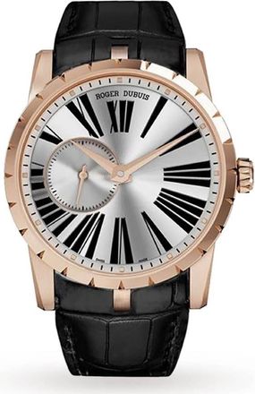 Roger Dubuis Excalibur Automatic Silver Dial Mens Watch DBEX0351