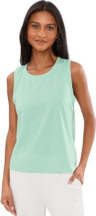 The North Face Tri-Blend Tank Top Womens Clothing Opal Frost/White Heather : 2XL, Cotton/Lyocell/Polyester