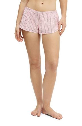 Cotton On Womens Body Bed Short in Jess Vintage Stripe Blushing at Nordstrom, Size Medium