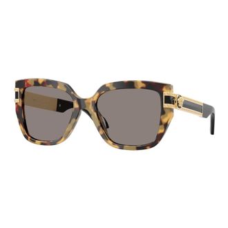 Versace Vierkante zonnebril - Dames - Accessoires - Bruin - Maat: 54 MM
