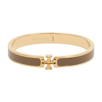 Tory Burch Tory Burch, Bracelets, female, Yellow, Size: M Medium Icon Enamel Bracelet
