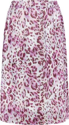 Faina Rok met luipaardprint Dames Lila veelkleurig