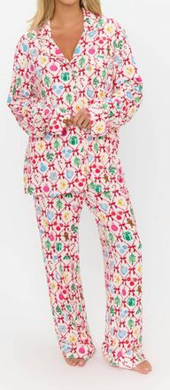 Show me your Mumu Classic Pj Set In Winter Wonderland Jersey