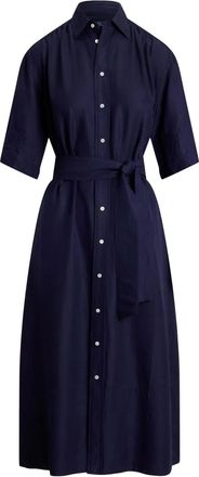 Polo Ralph Lauren Chemisier con cintura - Blu