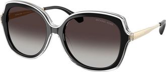 Michael Kors MK2273U CANARY ISLANDS 30058G Womens Sunglasses Black Size 55