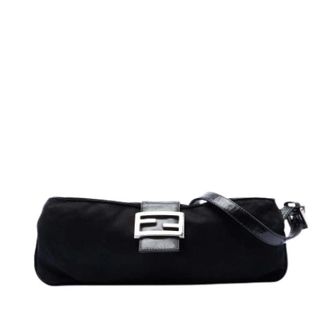Fendi Pre-owned Shoulder Bags, female, Black, Size: ONE SIZE Pre-owned Crossbody Bag