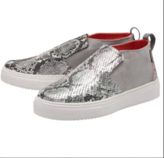 Hey Dude Womens Peyton Slip-On In Snake Gray