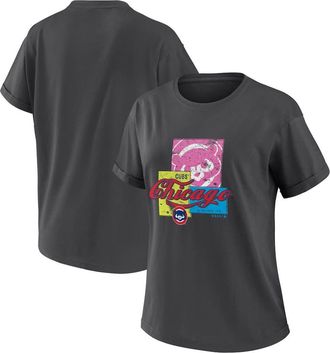 WEAR by Erin Andrews Womens WEAR by Erin Andrews Charcoal Chicago Cubs Domestic Box Color Boyfriend T-Shirt at Nordstrom, Size X-Small