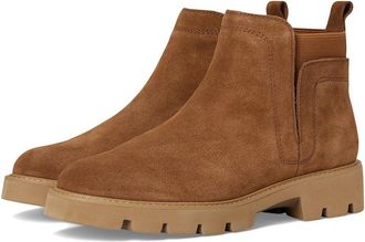 White Mountain Glassie Womens Boots Whiskey/Suede : 6.5 B - Medium, Leather/Rubber/Textile