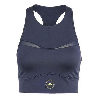 adidas (WMNS) adidas By Stella Mccartney Truepurpose Recycled-jersey Sports Bra Navy Blue IB5531