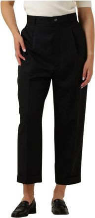 Vanilia Dames, Broeken, Zwart, Maat: XS Wol