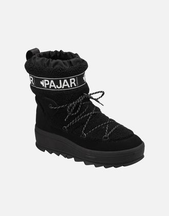 Pajar Womens Pajar Womens Galaxy Lama Pull On Waterproof Snow Boots - Black - Size: 6