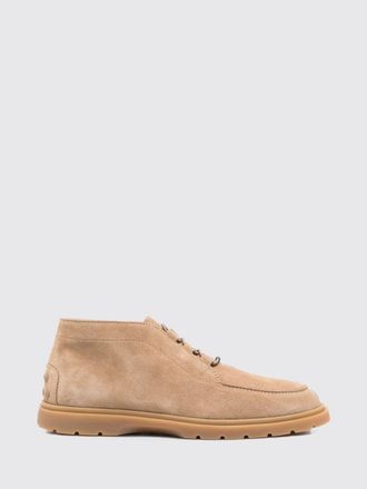 Tod's Suede Calfskin Chukka Boots with Round Toe and Rubber Sole