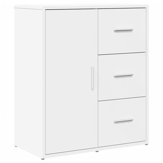 vidaXL Aparador De Madera De Ingenier&iacute;a Blanco 60x31x70 Cm Vidaxl