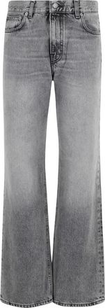 Haikure Flare Jeans, female, Gray, W29, Grey Flannel Jeans with Zipper Closure