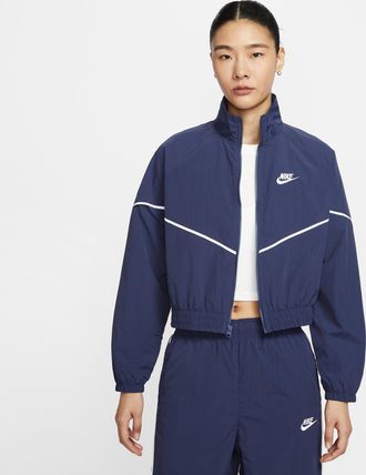Nike (WMNS) Nike Windrunner Oversized Woven Jacket Midnight Navy Sail IM8028-410