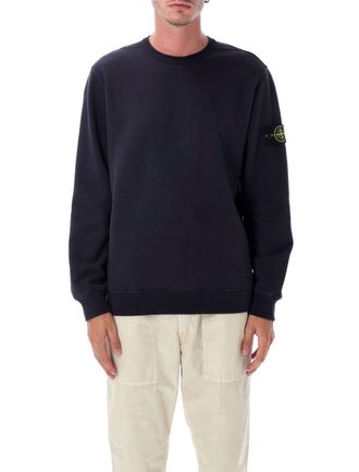 Stone Island Brushed Organic Cotton Sweatshirt